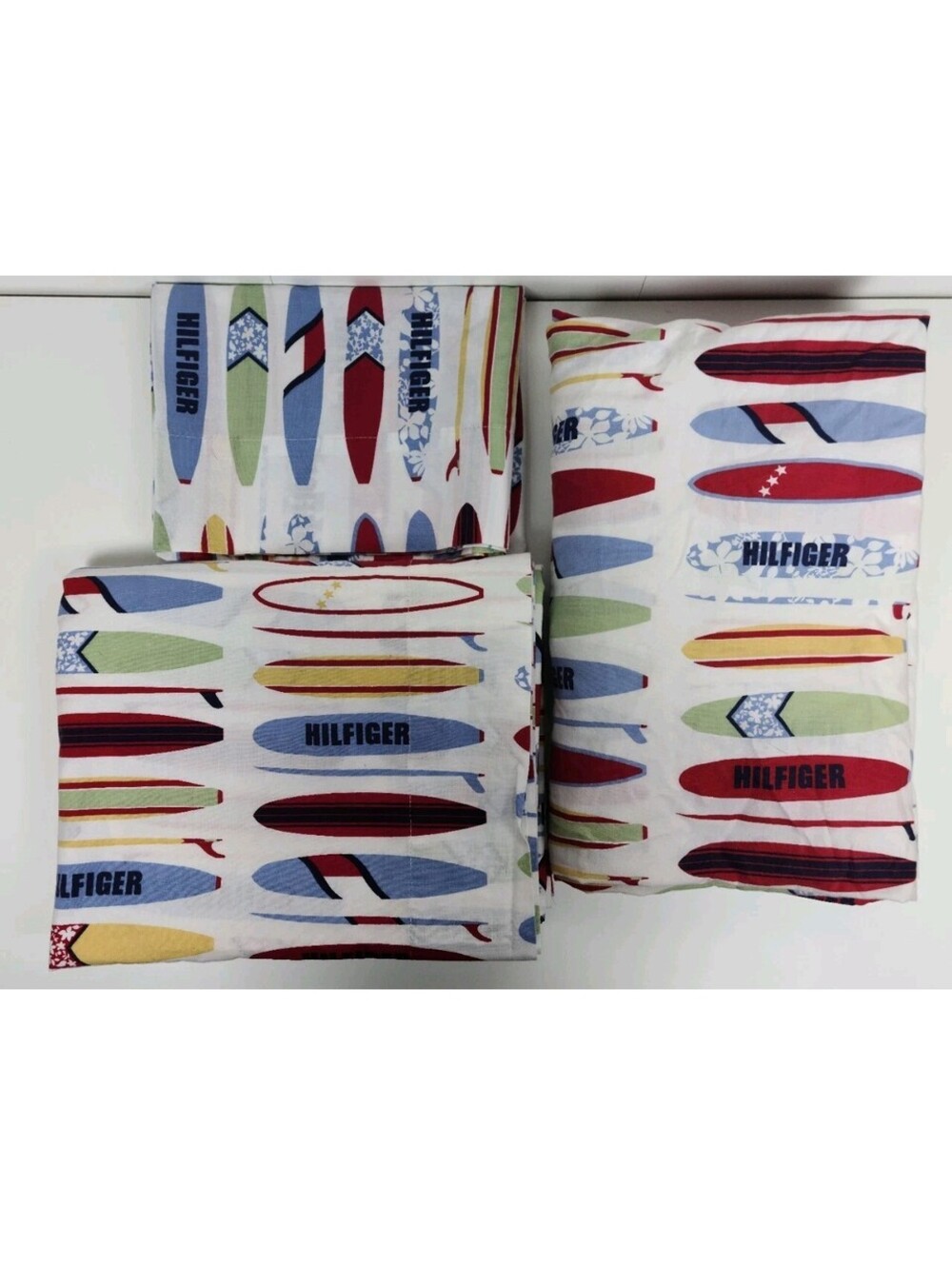 Tommy Hilfiger Surf Boards Bedsheet Set Full Size